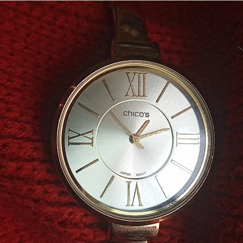 Chicos Gold Color Women's Watch Bracelet Stainless Steel